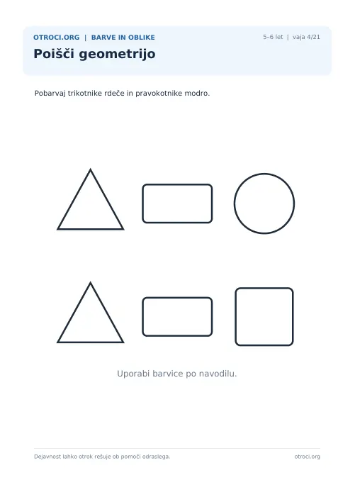 Poišči geometrijo