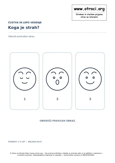 Koga je strah?