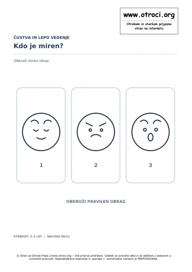 Kdo je miren?