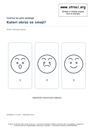 Kateri obraz se smeji?