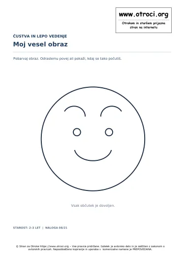 Moj vesel obraz