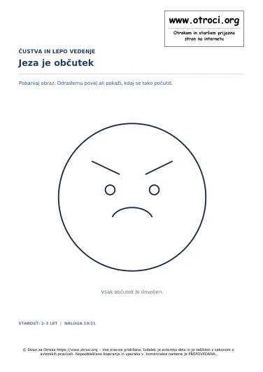 Jeza je občutek