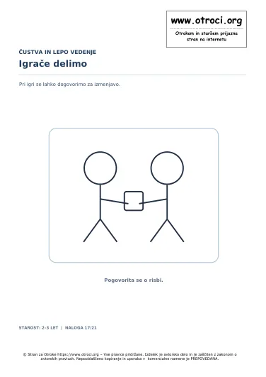 Igrače delimo