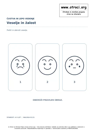 Veselje in žalost