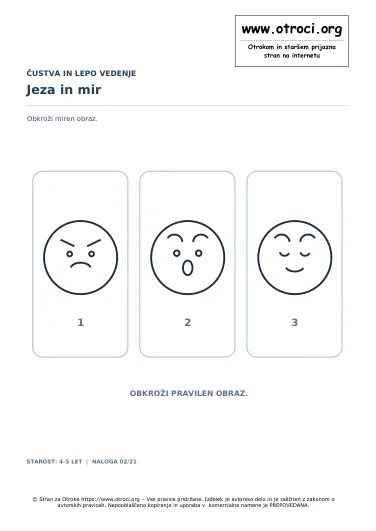 Jeza in mir