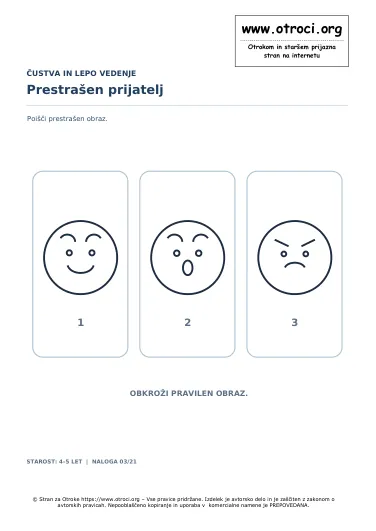 Prestrašen prijatelj