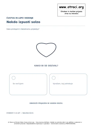 Nekdo izpusti solzo