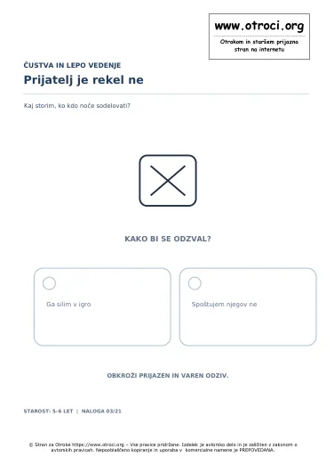 Prijatelj je rekel ne
