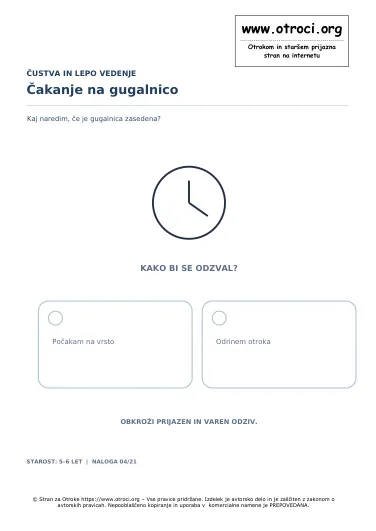 Čakanje na gugalnico