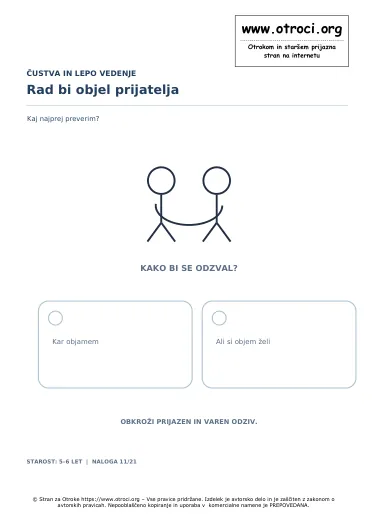 Rad bi objel prijatelja