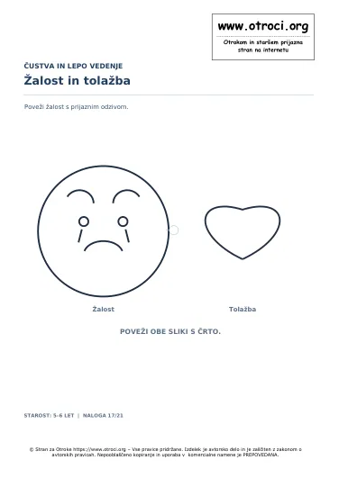 Žalost in tolažba