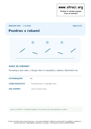 Predogled vaje: Pozdrav z rokami