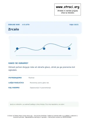 Predogled vaje: Zrcalo