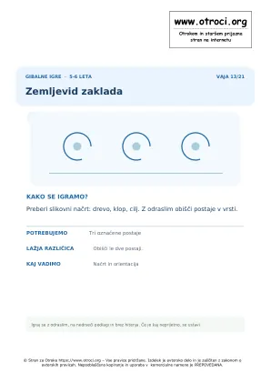 Predogled vaje: Zemljevid zaklada