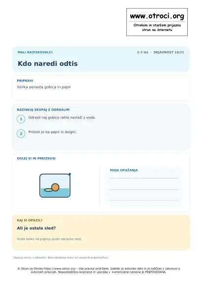 Kdo naredi odtis