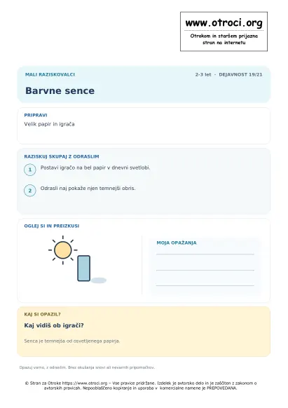 Barvne sence