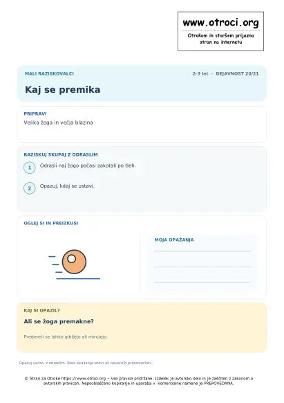 Kaj se premika