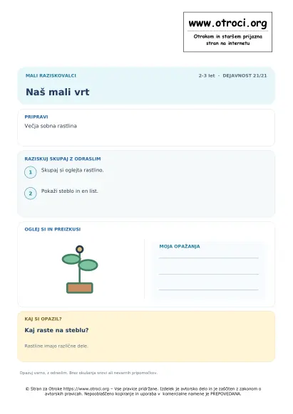 Naš mali vrt