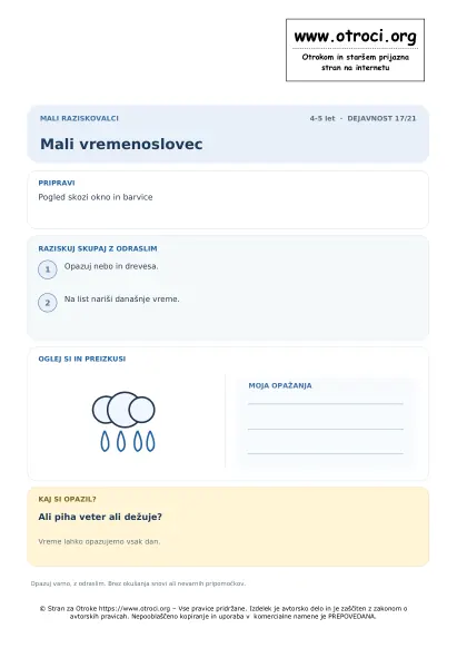 Mali vremenoslovec