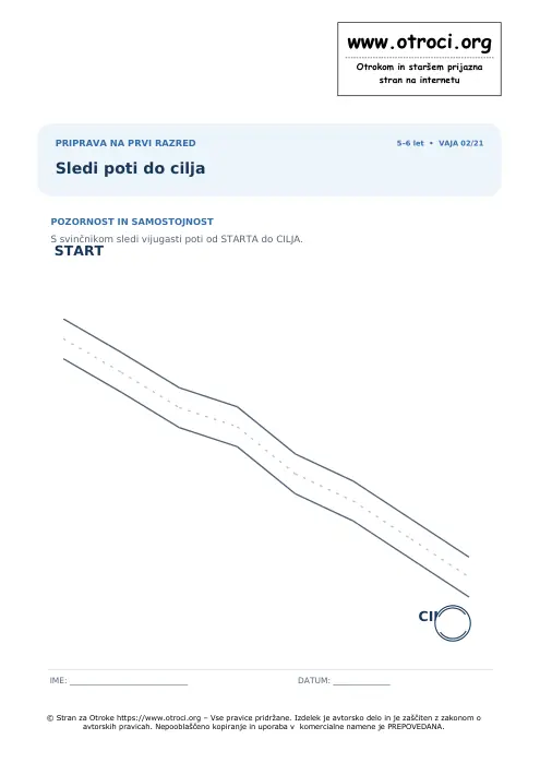 Predogled: Sledi poti do cilja
