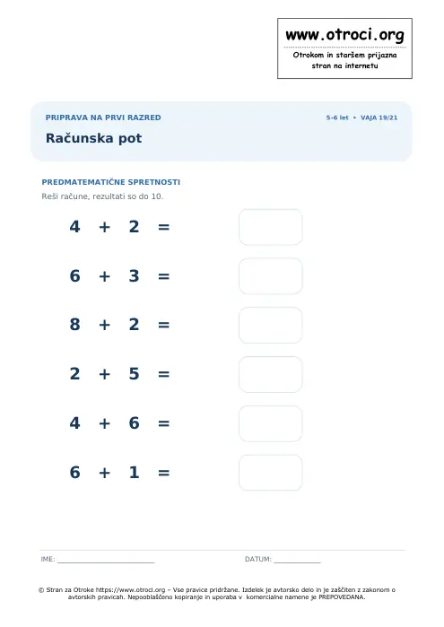 Predogled: Računska pot