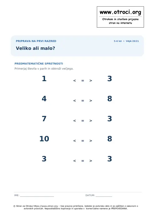 Predogled: Veliko ali malo?