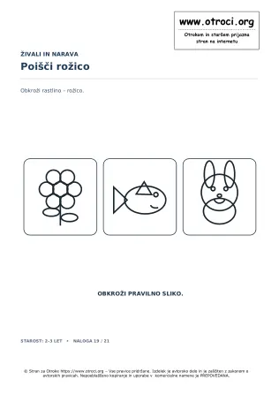 Poišči rožico